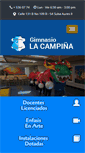 Mobile Screenshot of gimnasiolacampina.com